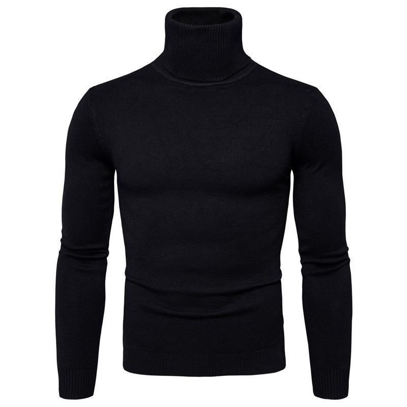 Herren Rollkragenpullover aus feiner Merinowolle