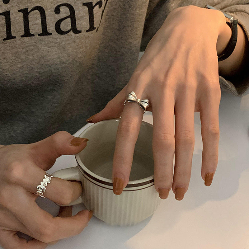 Damenring mit verspieltem Schleifenmotiv Shop Nory