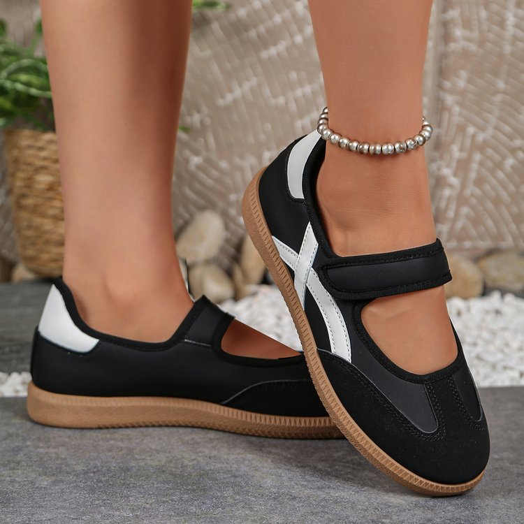 Damen Mary-Jane-Sneaker mit Klettverschluss und gepolstertem Komfortfußbett Shop Nory