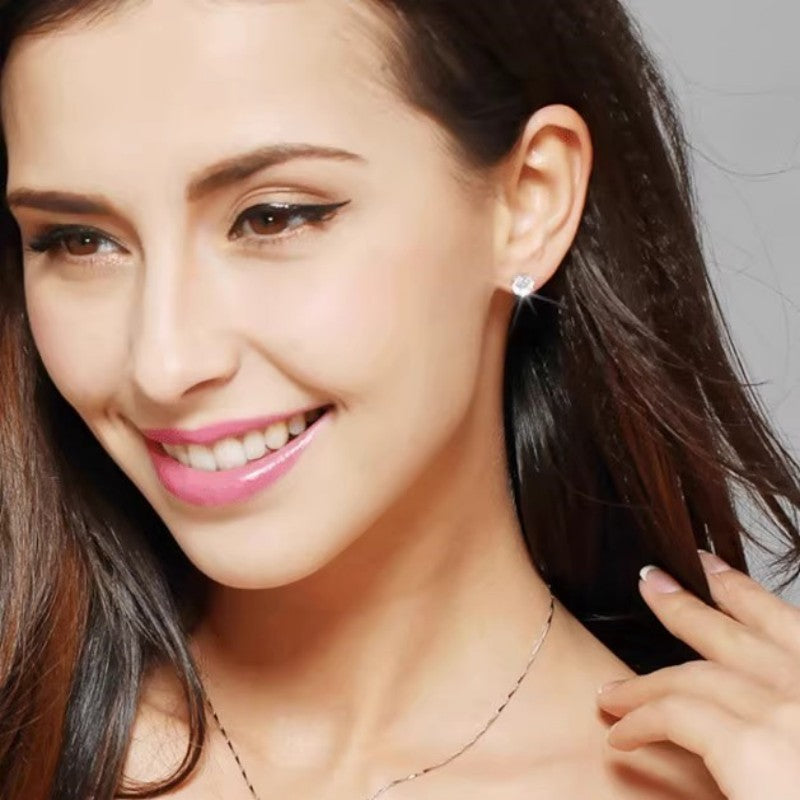 Damenohrringe mit prächtigen, facettierten Kristallen Shop Nory