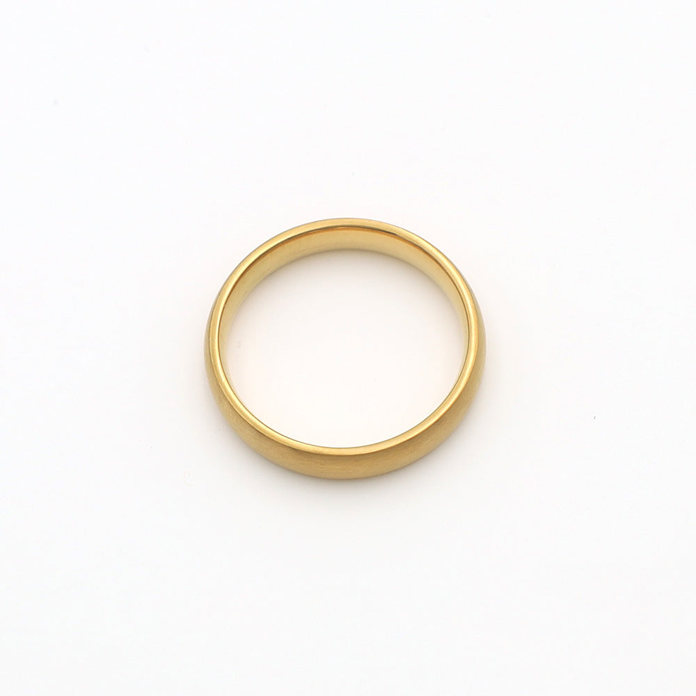 Damen eleganter, zeitloser Hochzeitsring aus Edelstahl Shop Nory