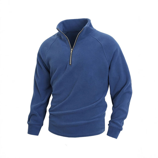 Herren Fleece Pullover mit halbem Reißverschluss Shop Nory