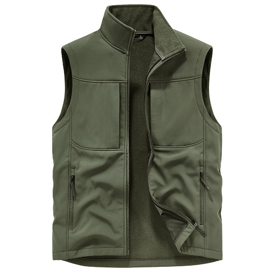 Herren Funktionale Softshell‑Weste mit Fleecefutter und winddichter Membran Shop Nory