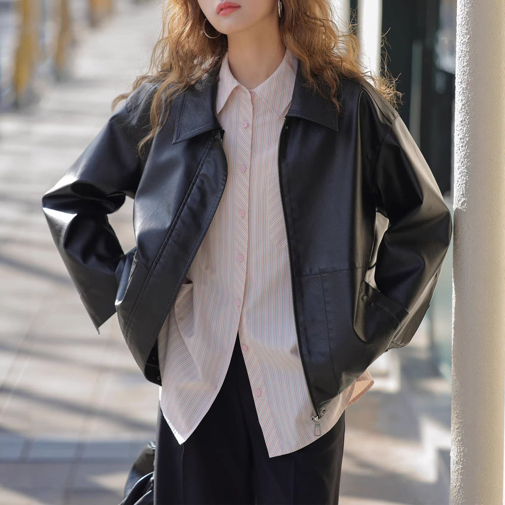 Damen Modische Übergangsjacke mit lockerer Passform Shop Nory