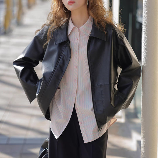 Damen Modische Übergangsjacke mit lockerer Passform Shop Nory