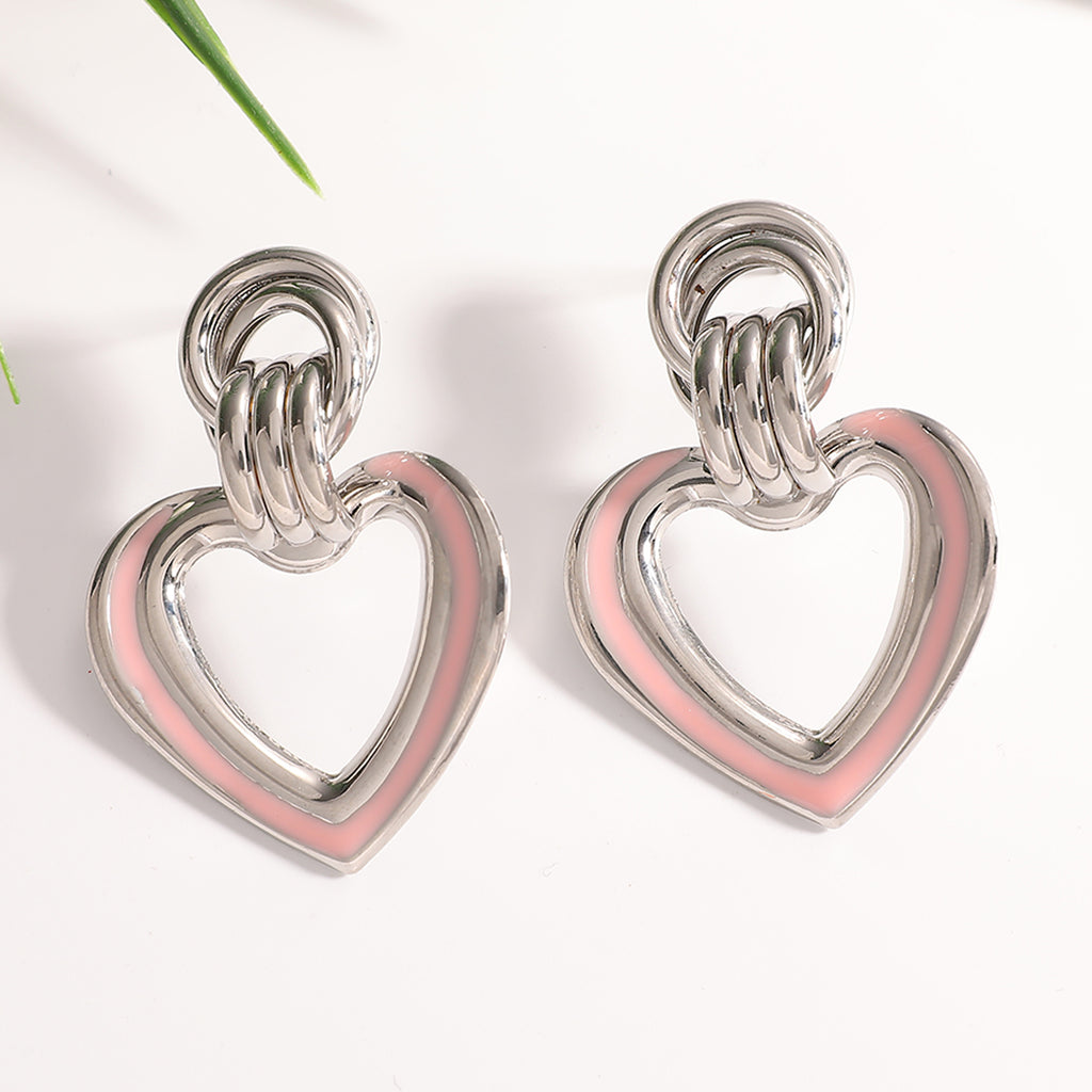 Damen Herzförmige Statement Ohrringe mit elegantem Design Shop Nory