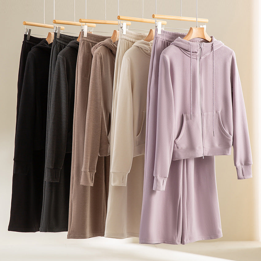 Damen weite Lounge-Hose mit elastischem Bund und Eingrifftaschen Shop Nory