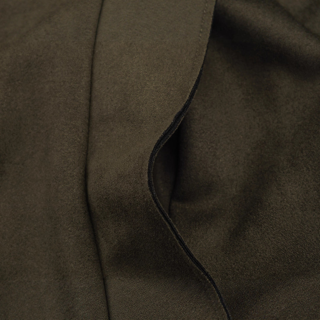 Damen Midilanger Mantel im Trench-Stil mit Bindegürtel und Schulterriegeln Shop Nory