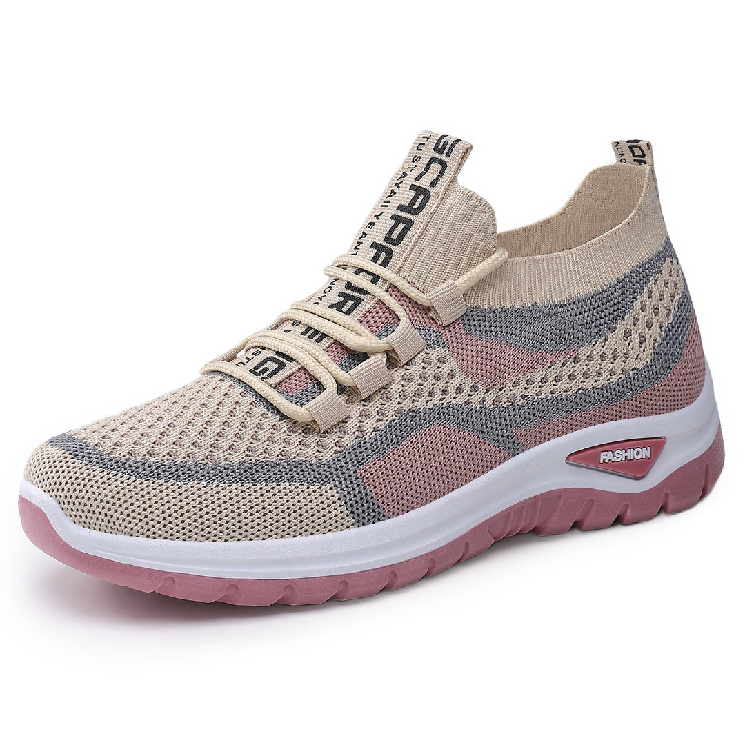 Damen nan sockenähnlicher Plateausneaker mit atmungsaktivem Strickoberteil und stoßdämpfender EVA-Sohle Shop Nory