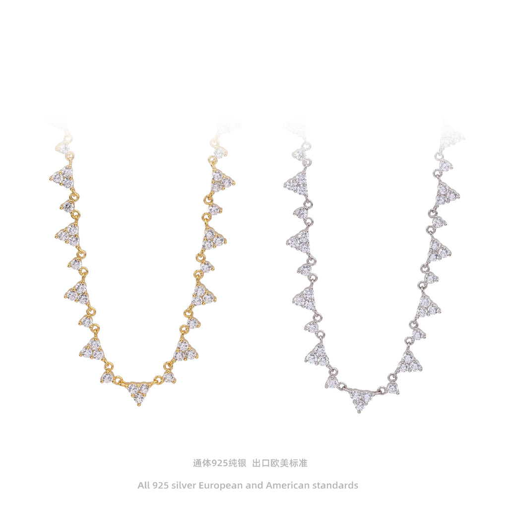 Damen Halskette mit funkelndem Zirkon-Anhänger in stilvollem Design Shop Nory