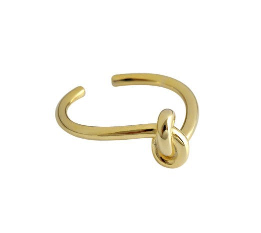 Damen Offener Ring mit zartem Knoten-Design Shop Nory
