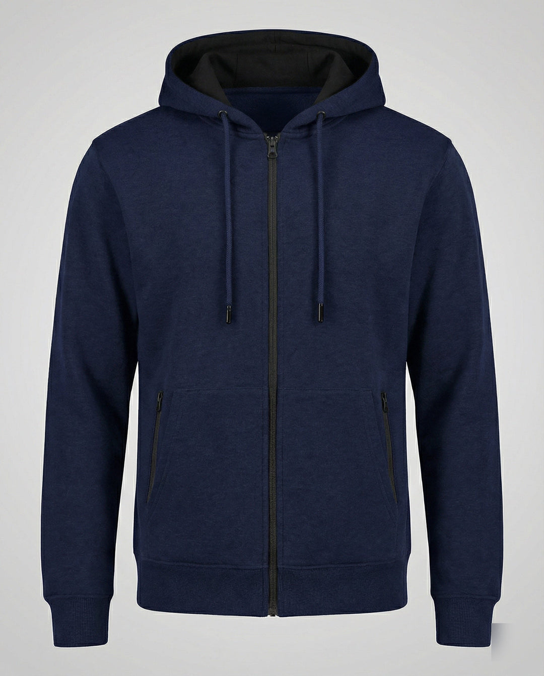 Kapuzenjacke Herren sportlich mit Reißverschluss und Taschen