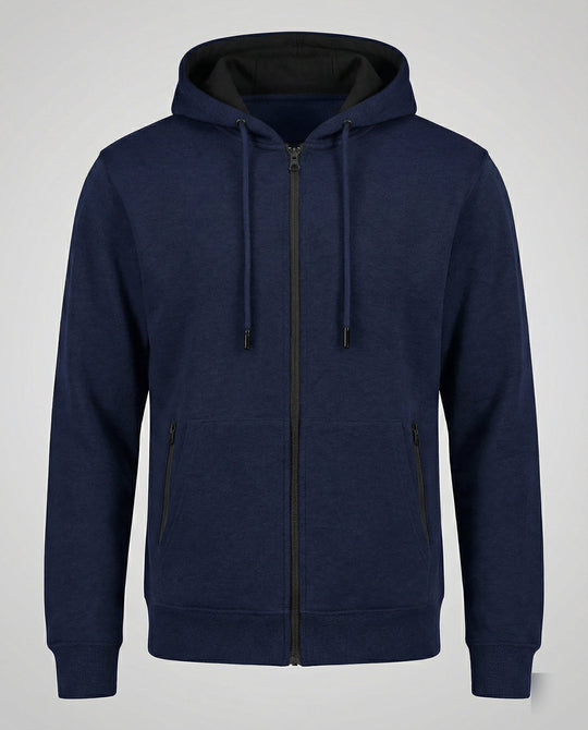 Kapuzenjacke Herren sportlich mit Reißverschluss und Taschen