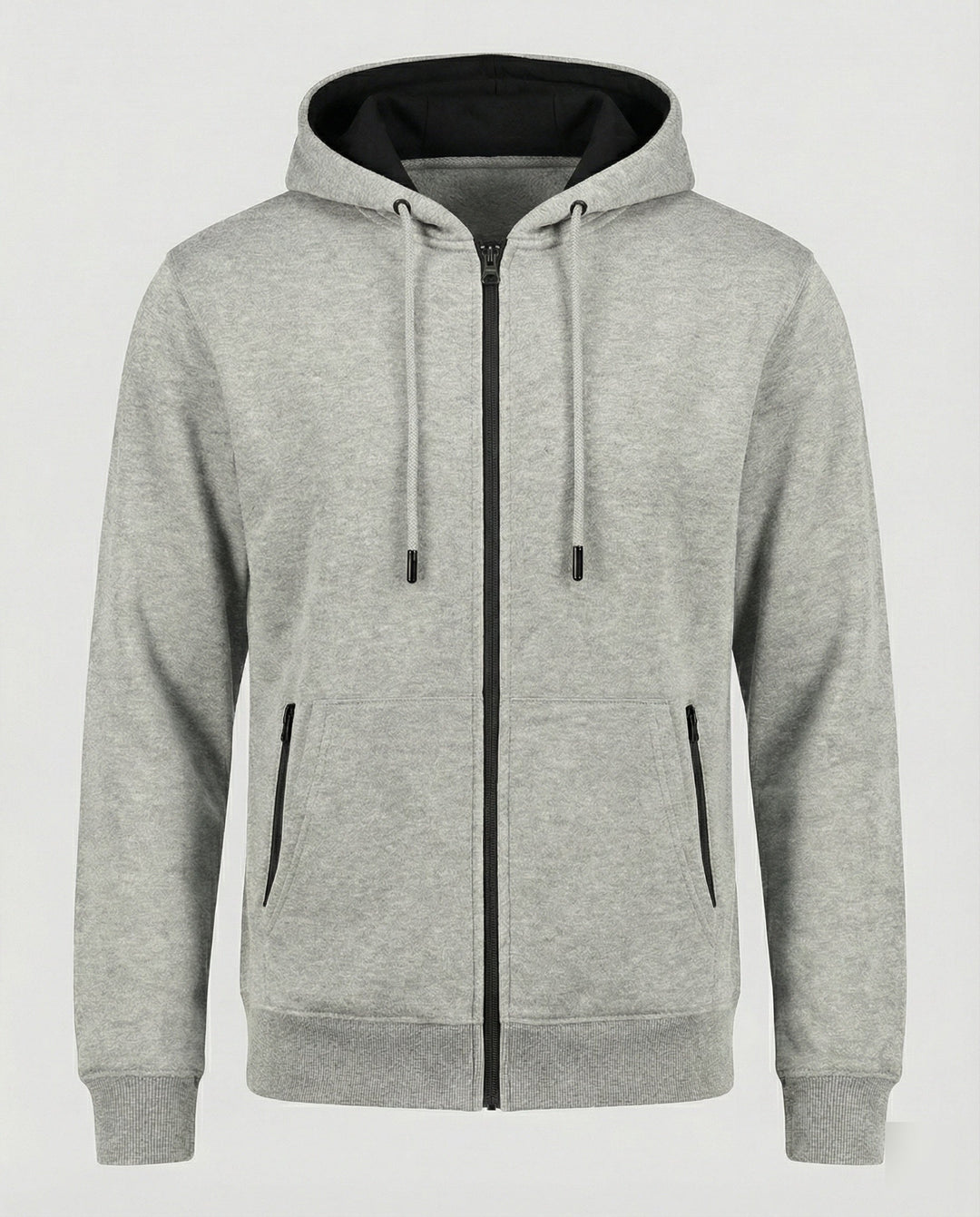 Kapuzenjacke Herren sportlich mit Reißverschluss und Taschen