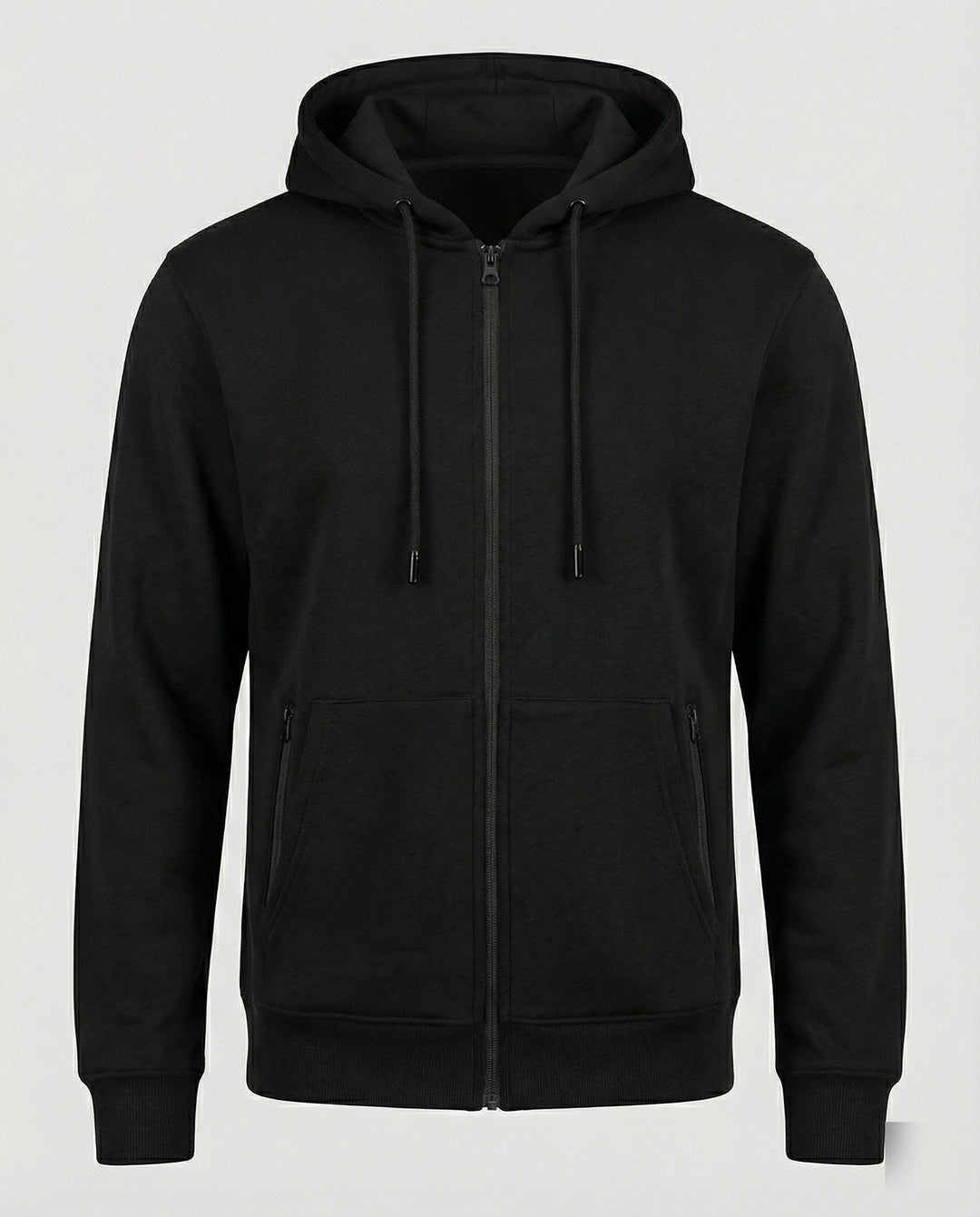 Kapuzenjacke Herren sportlich mit Reißverschluss und Taschen