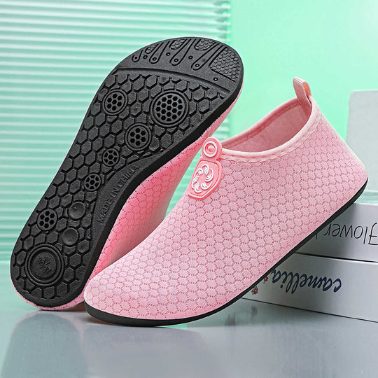 Damen nan leichter gestrickter Wasserschuh Slip-On mit nahtlosem Sockenschaft und rutschfester Gummisohle Shop Nory