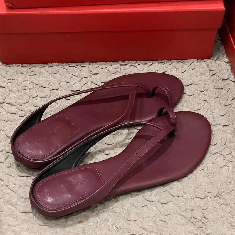 Damen Elegante Zehentrenner-Sandalen mit modischem Riemendesign