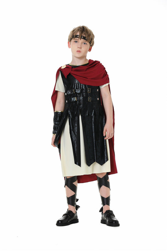 Mädchen Gladiatorinnenkostüm mit Umhang und Accessoires Shop Nory