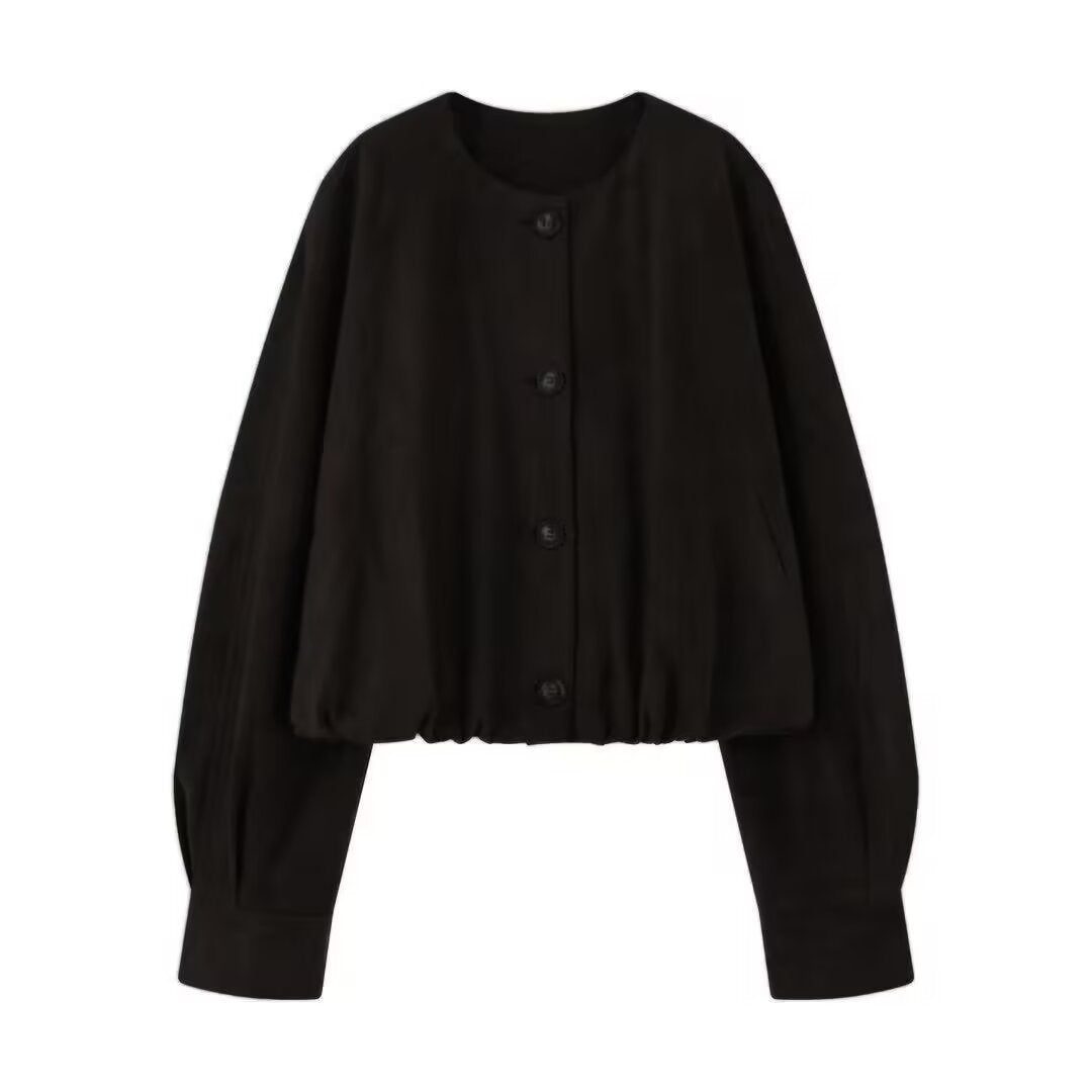 Damen Modische und lässige Suedejacke