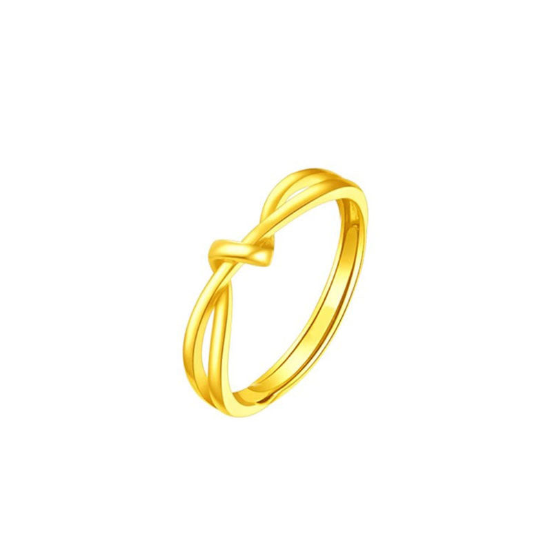 Damen zierlicher Knotenring aus hochwertigem Material Shop Nory