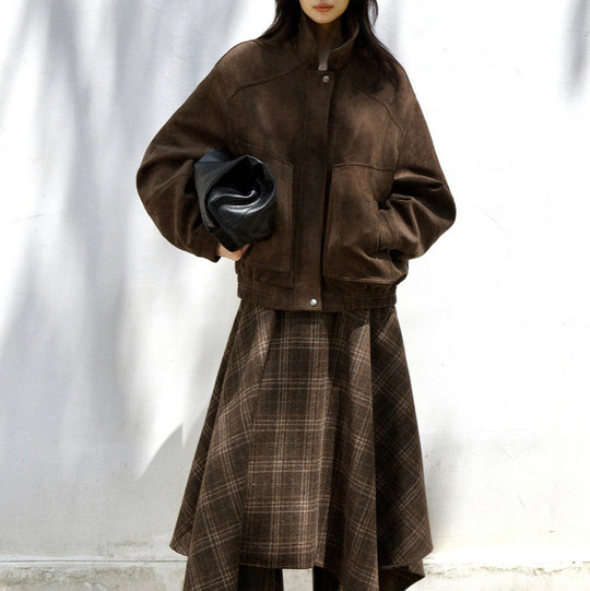Damen Modische Oversized-Jacke Shop Nory