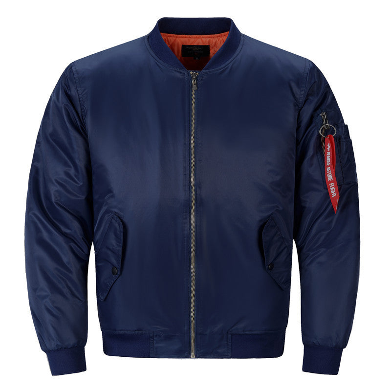 Herren Pilotenbomberjacke im Aviator-Look mit Nylonoberfläche und Utility-Ärmeltasche Shop Nory