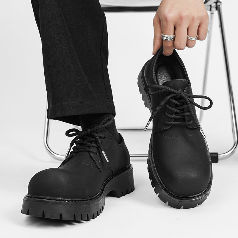 Herren derb geschnürte Stiefel Shopnory
