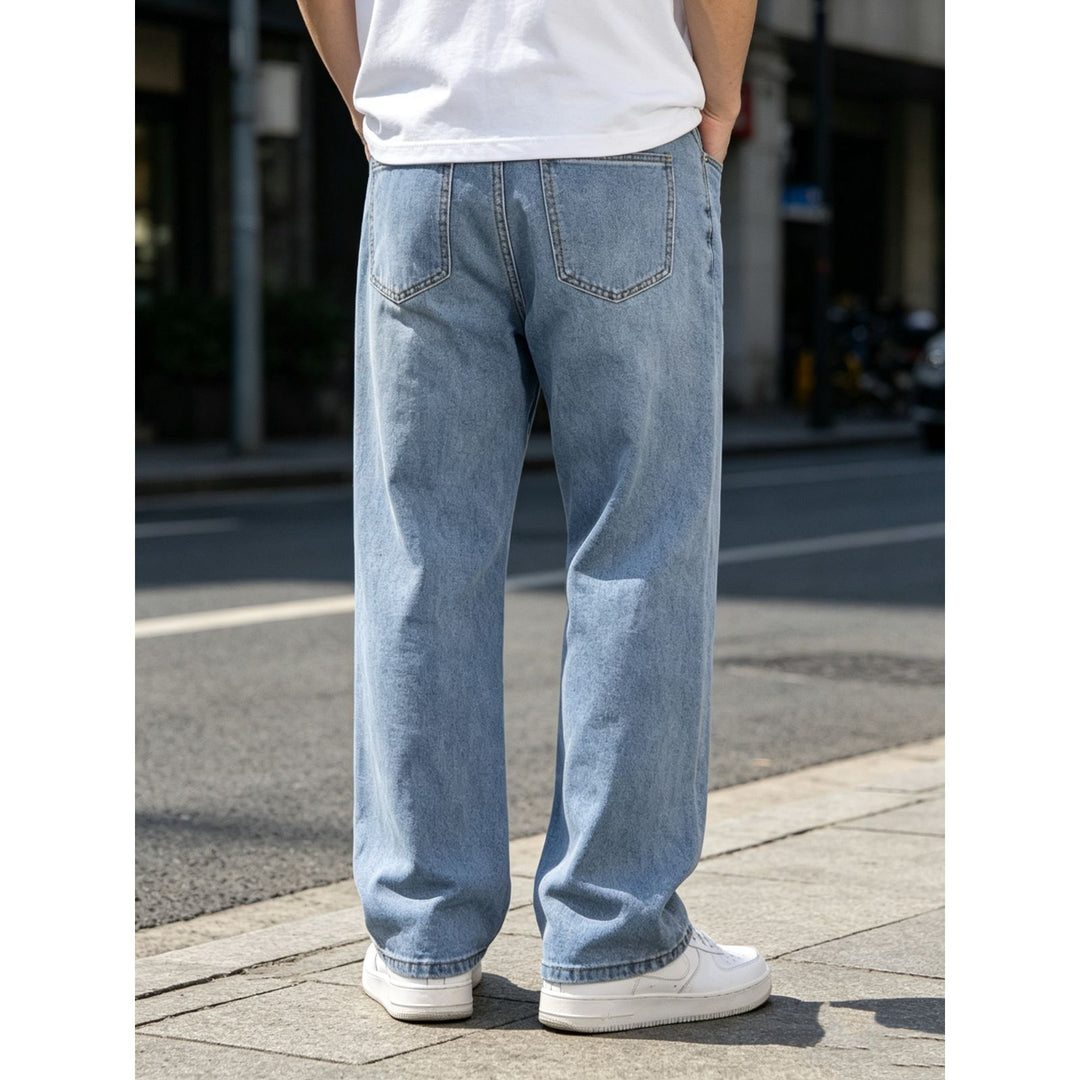 Herren Modische Loose-Fit Jeans mit einzigartigen Grafiken Shop Nory