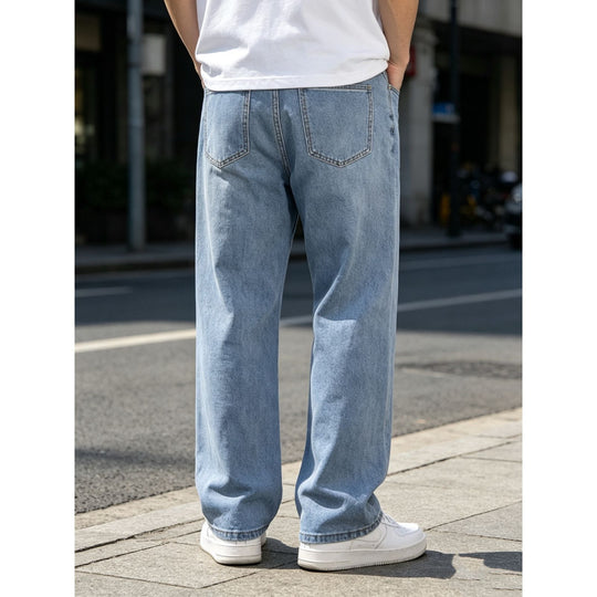 Herren Modische Loose-Fit Jeans mit einzigartigen Grafiken Shop Nory
