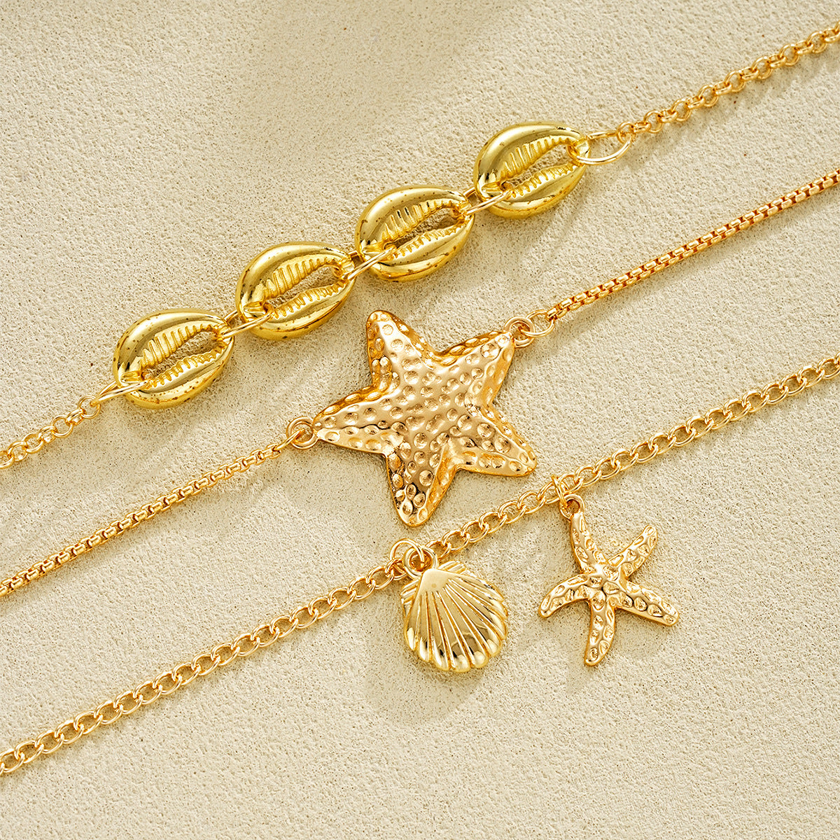 Damen Halskette Set mit maritimen Motiven und eleganten Details Shop Nory