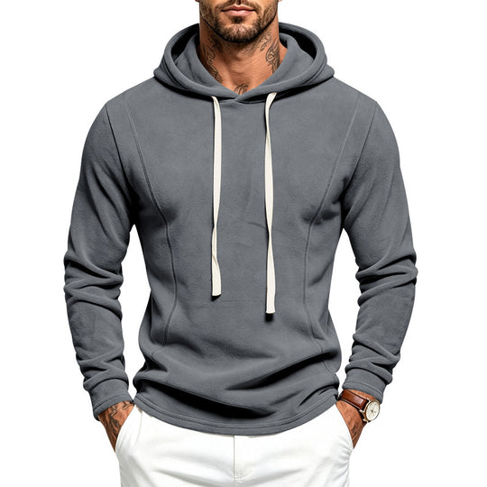 Herren Fleece-Hoodie mit Kapuze und verstellbarem Saum Shop Nory