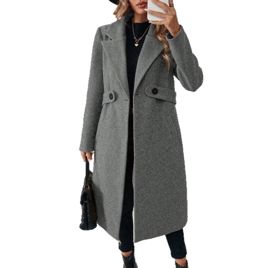 Damen Eleganter und moderner Langmantel
