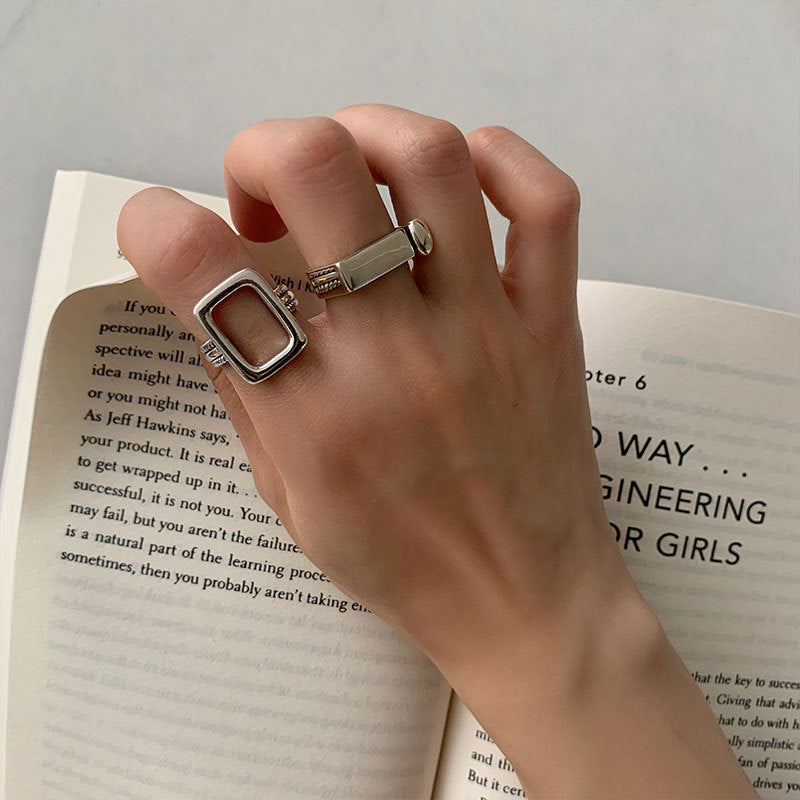 Damen Offener Ring mit modernem minimalistischen Design Shop Nory