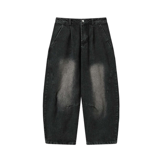 Damen Hochtaillierte Loose‑Fit Utility‑Denim‑Culotte mit abgesteppten Tascheneinsätzen Shop Nory