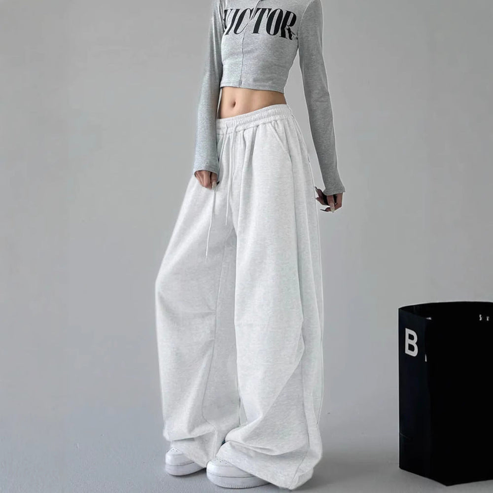Damen Bequeme und lässige weite Jogginghose