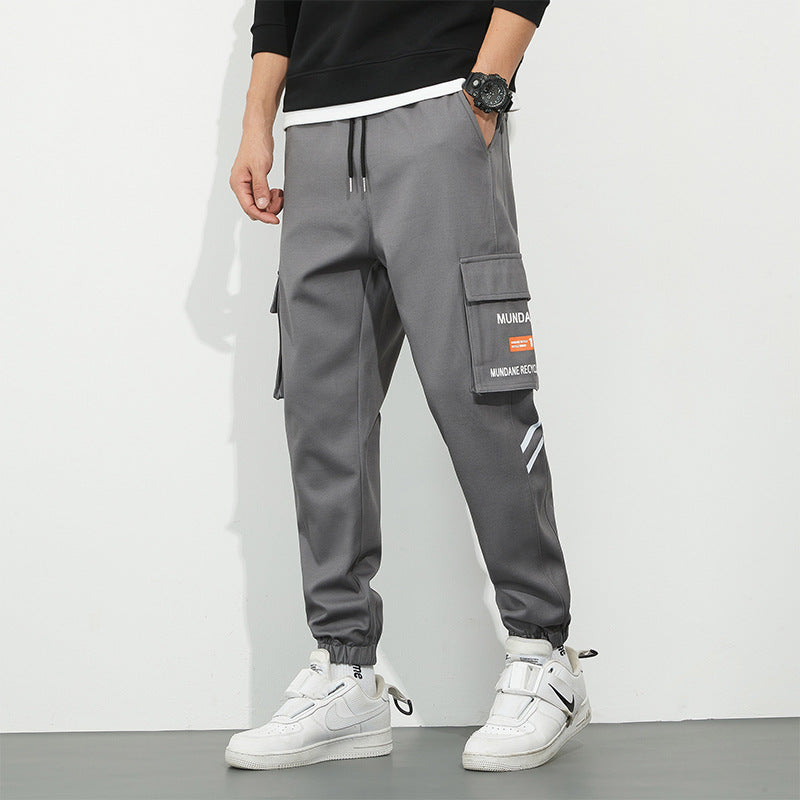 Herren Urbanes Camouflage-Jogger mit Utility-Taschen und elastischem Knöchelsaum Shop Nory