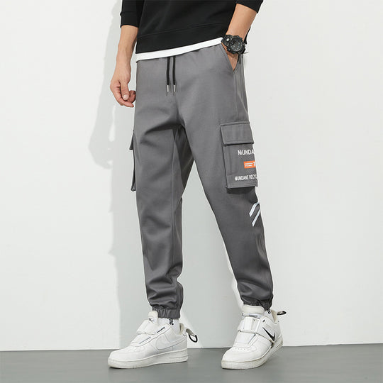 Herren Urbanes Camouflage-Jogger mit Utility-Taschen und elastischem Knöchelsaum Shop Nory