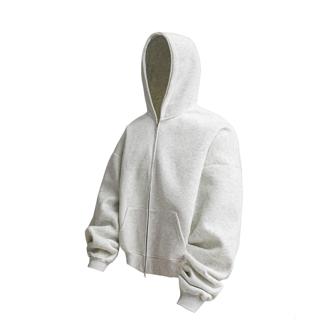 Unisex Oversized Kapuzen-Zipjacke mit Thermalfleece und Kängurutasche Shop Nory