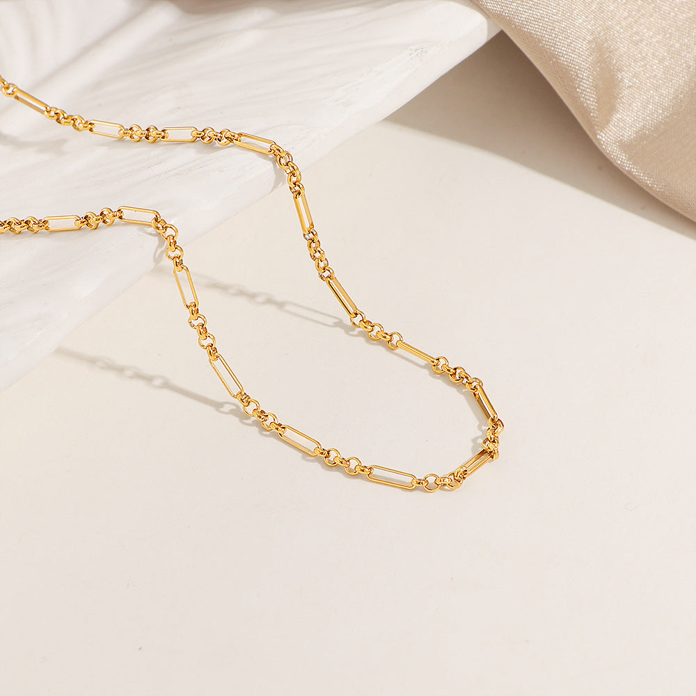 Frauen Elegante Papierclip Halskette Shop Nory