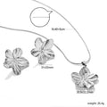 Damen Schmuckset mit blütenförmigen Anhängern Shop Nory