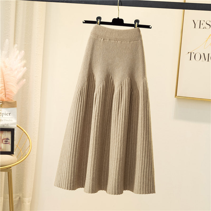 Damen Eleganter, weicher Plisseerock Shop Nory