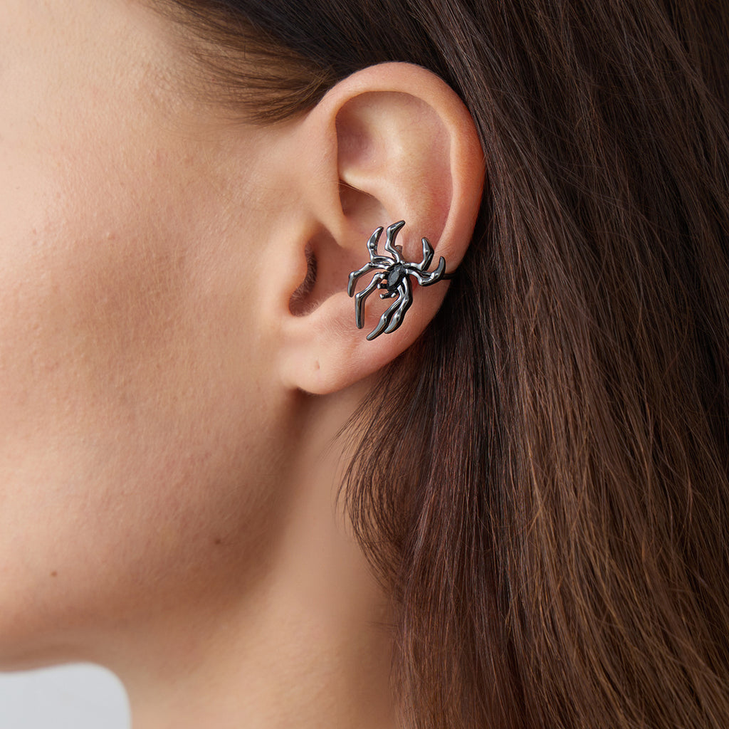 Damen Ohrstecker aus Edelstahl mit Spinnen-Design Shop Nory