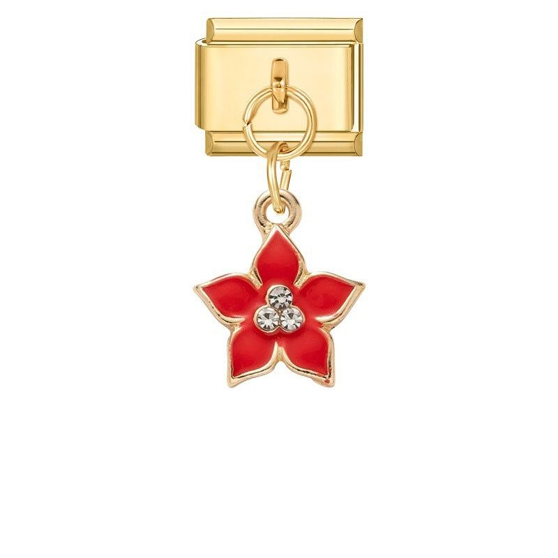 Filigraner Kirschblüten-Anhänger Für Bettelarmband