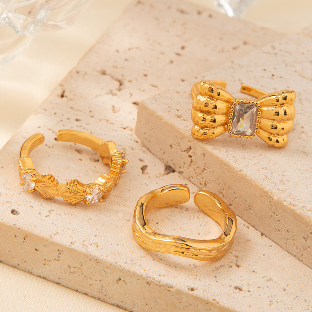 Damen trendiger und moderner minimalistischer Ring Shop Nory