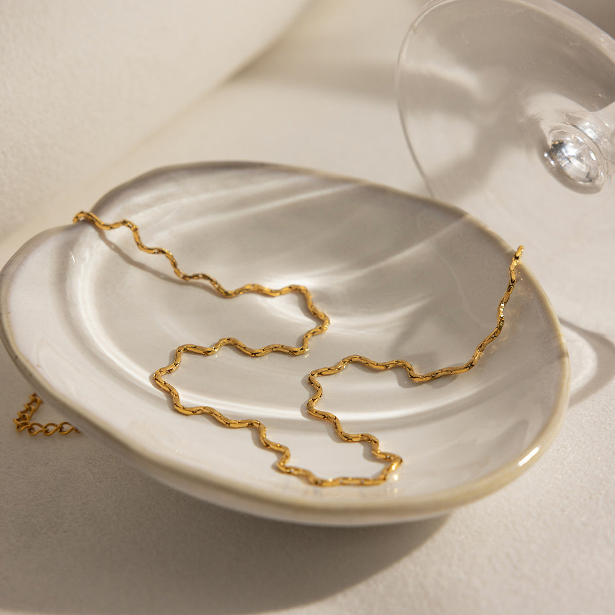 Damen Kette mit verlängerbarem Design aus hypoallergenem Edelstahl Shop Nory