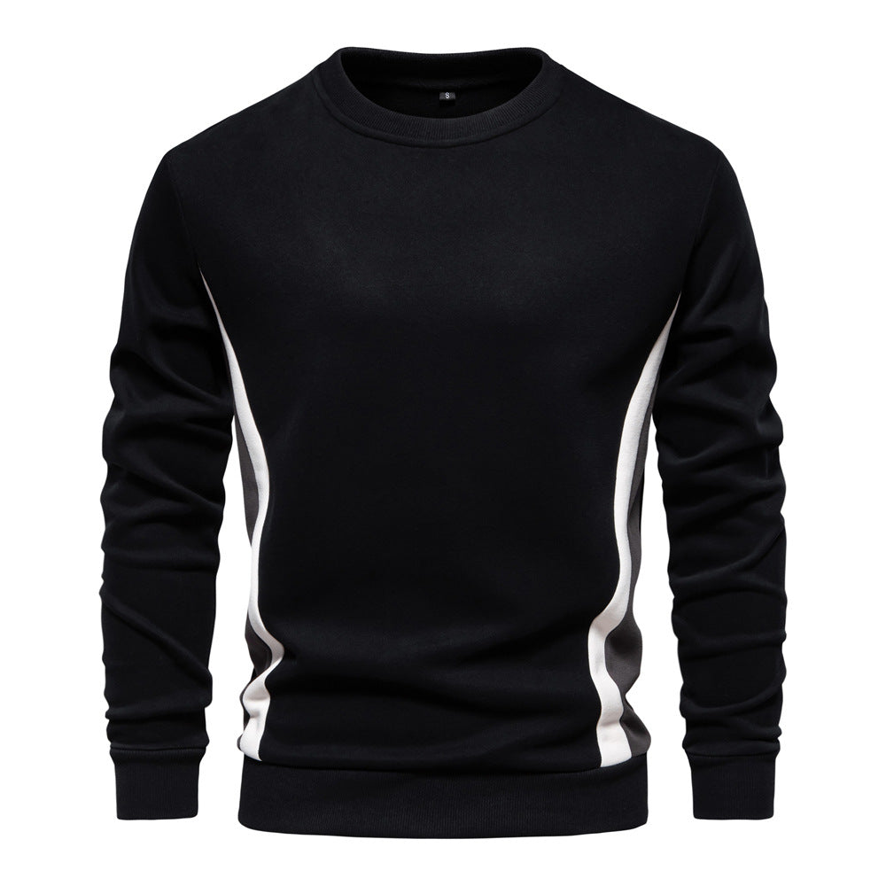 Herren Freizeit-Sweatshirt mit modernem Farbblockdesign