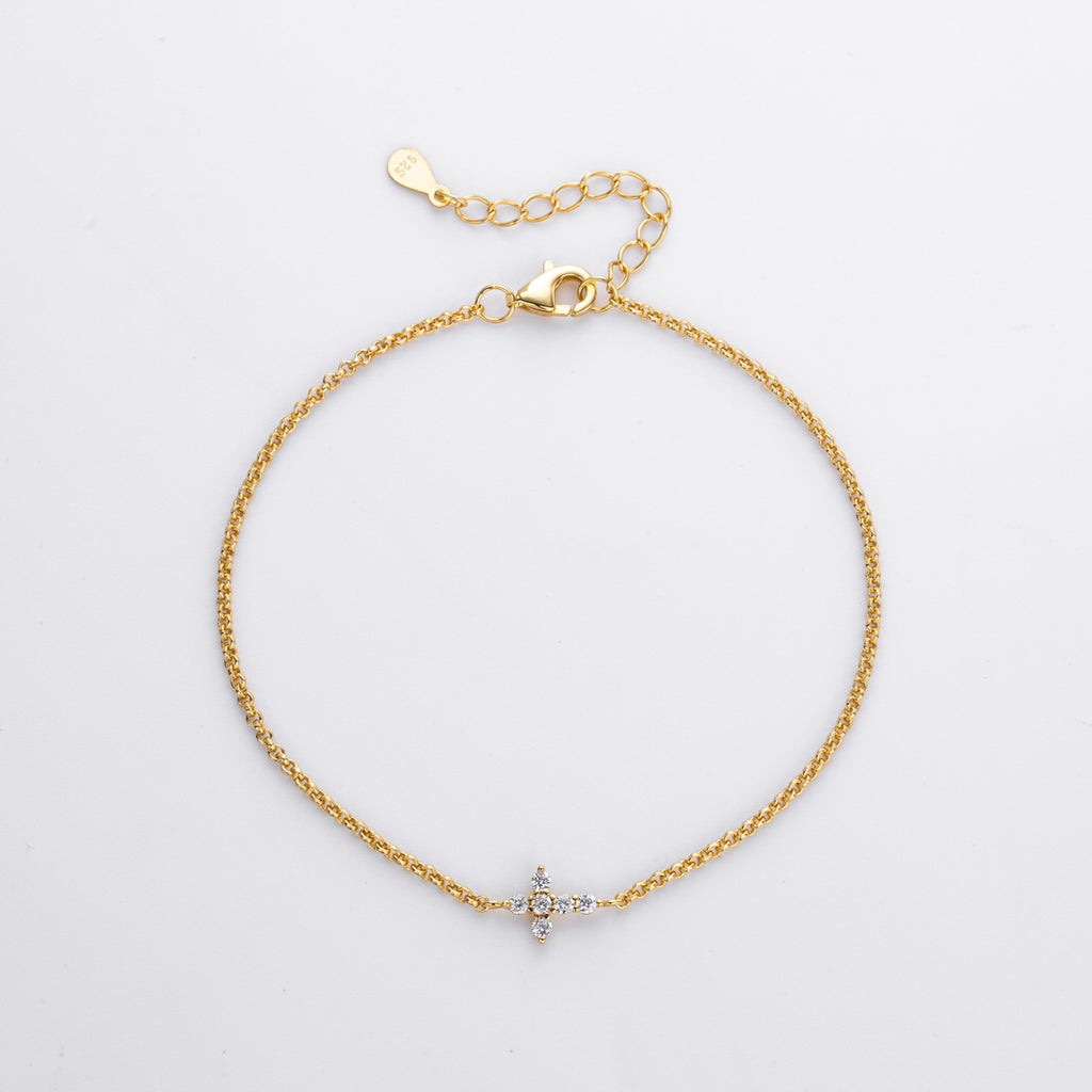 Damen Zarte Armbanduhr aus 925 Sterling Silber mit Funken von Zirkon Shop Nory