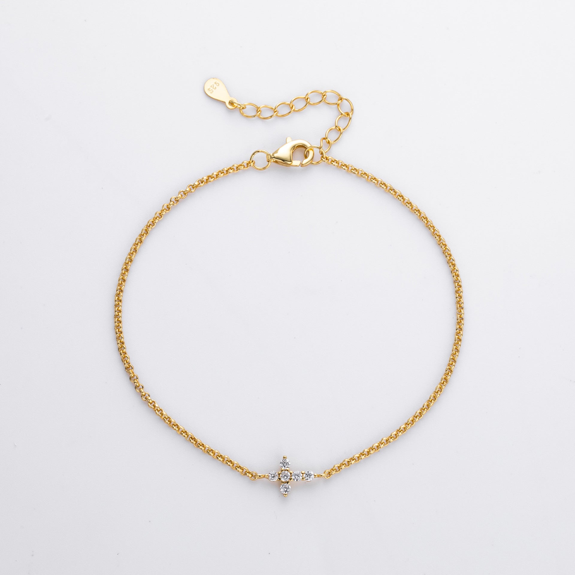 Damen Zarte Armbanduhr aus 925 Sterling Silber mit Funken von Zirkon Shop Nory