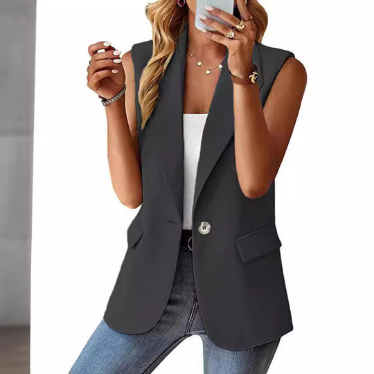 Damen ärmelloses Blazer