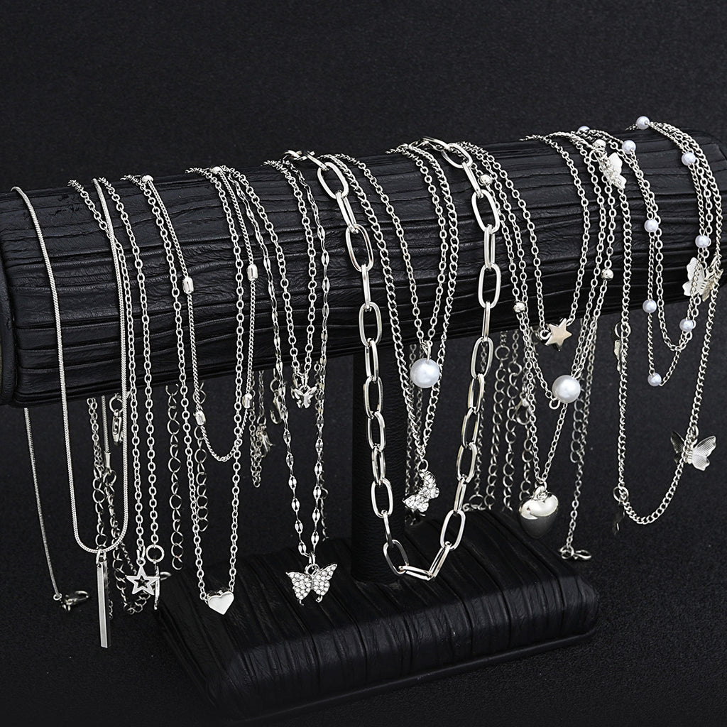 Damen Halsketten-Set mit vielfältigen Anhängern und modernen Designs Shop Nory